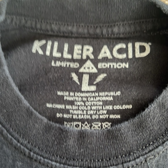 Killer Acid limited edition black graphic tee - Picture 3 of 5